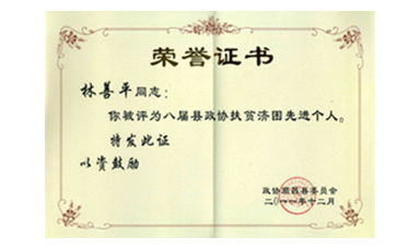 盡心盡力謀發(fā)展 盡職盡責(zé)為和諧--記縣政協(xié)常委、虹潤公司董事長林善平